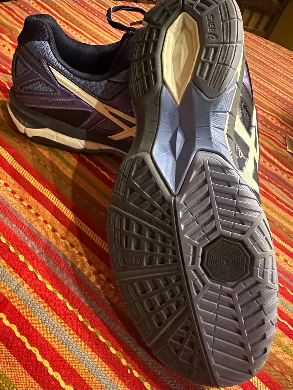 ASICS Women’s Blue Volleyball Shoes 8.5